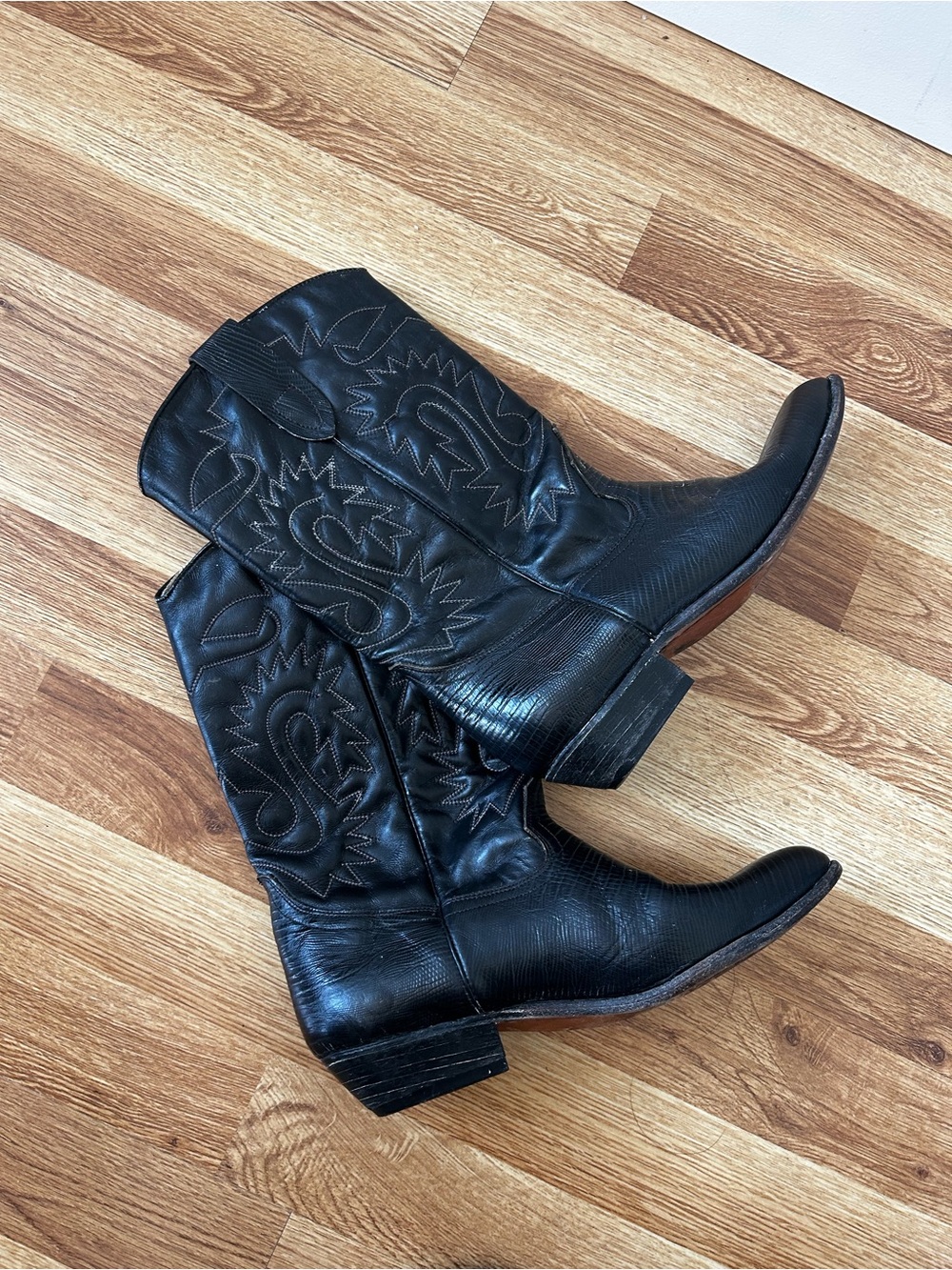 Vintage Black Cowboy/Western Boots